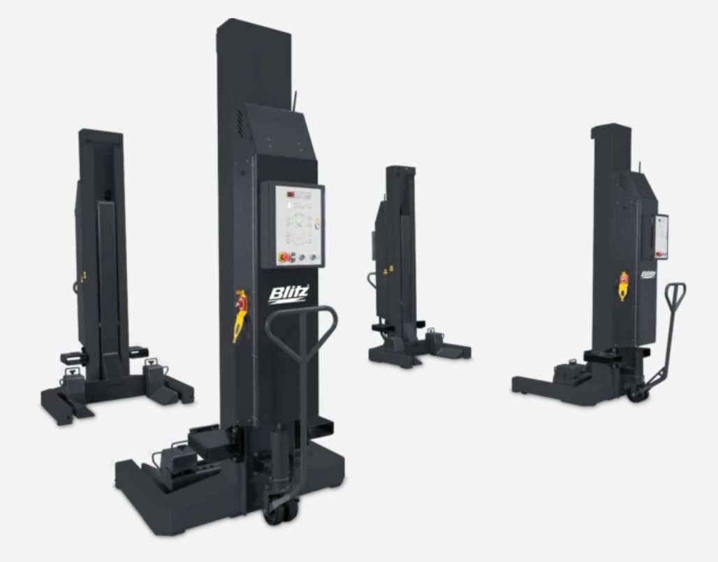 Teisaldatav posttõstuk el-hüdr. 4x7,5T HydroLift S3, Blitz/Rotary