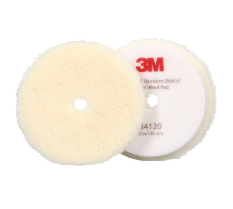 3M Perfect-It Random Orbital Villane lihvimispadi Coarse Valge 130 mm 2 TK