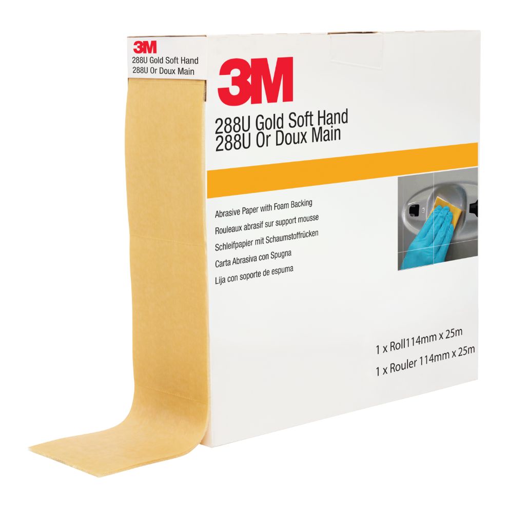 3M Soft Gold 288U lihvpaber 114 mm x 25 m P240